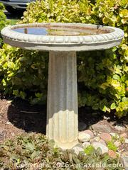 MaxSold Auction: Vintage Concrete Bird Bath  - Toronto (Ontario, Canada) PARTNER MANAGED Estate Sale Online Auction - Kimbark Boulevard