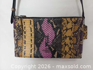 MaxSold Auction: Coach Crosby Multicolor Python Embossed Leather Crossbody Bag F37172 - Toronto (Ontario, Canada) PARTNER MANAGED Reseller Online Auction - Queen Street West