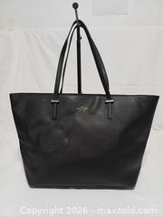 MaxSold Auction: Kate Spade NY Cedar Street Harmony Black Saffiano Leather Large Tote Shoulder Handbag  - Toronto (Ontario, Canada) PARTNER MANAGED Reseller Online Auction - Queen Street West