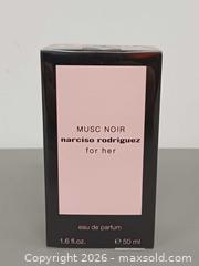 MaxSold Auction: Narciso Rodriguez Musc Noir Eau de Parfum For Women 1.6 oz New - Toronto (Ontario, Canada) PARTNER MANAGED Reseller Online Auction - Queen Street West