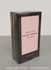 MaxSold Auction: Narciso Rodriguez Musc Noir Eau de Parfum For Women 1.6 oz New - Toronto (Ontario, Canada) PARTNER MANAGED Reseller Online Auction - Queen Street West