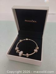 MaxSold Auction: Pandora S925 Ale Sterling Silver Charms Bracelet Marked with Original Box - Toronto (Ontario, Canada) PARTNER MANAGED Reseller Online Auction - Queen Street West