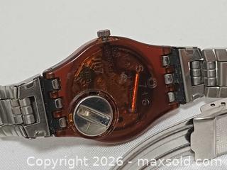 MaxSold Auction: Vintage 80s Swatch Ladies Blue Horizon Quartz Watch Working  - Toronto (Ontario, Canada) PARTNER MANAGED Reseller Online Auction - Queen Street West