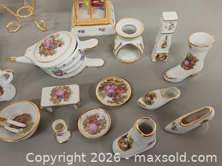 MaxSold Auction: Vintage Limoges France Miniature Porcelain Furniture Etc. Lot - Toronto (Ontario, Canada) PARTNER MANAGED Reseller Online Auction - Queen Street West