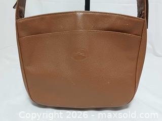 MaxSold Auction: Vintage Longchamp Brown Leather Crossbody Bag  - Toronto (Ontario, Canada) PARTNER MANAGED Reseller Online Auction - Queen Street West