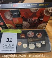 MaxSold Auction: 1998 Canadian RCMP 125th Anniversary Proof Set issued by the Royal Canadian Mint - Toronto (Ontario, Canada) PARTNER MANAGED Downsizing Online Auction - Batavia Avenue