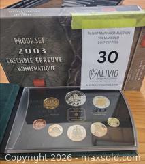 MaxSold Auction: 2003 Royal Canadian Mint Proof Coin Set - Toronto (Ontario, Canada) PARTNER MANAGED Downsizing Online Auction - Batavia Avenue
