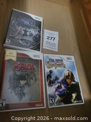 MaxSold Auction: 3 video games for the Nintendo Wii - Toronto (Ontario, Canada) PARTNER MANAGED Downsizing Online Auction - Batavia Avenue