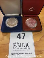 MaxSold Auction: Collectible set of Canadian silver coins in their original cases - Toronto (Ontario, Canada) PARTNER MANAGED Downsizing Online Auction - Batavia Avenue