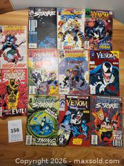 MaxSold Auction: vintage comic books, includes the Marvel Thunderstrike series, and Venom: Lethal Protector and other titles - Toronto (Ontario, Canada) PARTNER MANAGED Downsizing Online Auction - Batavia Avenue