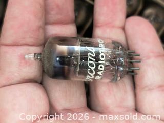 MaxSold Auction: Collection Box "Lot New old Stock" Radio Tubes For amplifier or other Electronics - South Frontenac (Ontario, Canada) SELLER MANAGED Moving Online Auction - Battersea Road