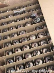 MaxSold Auction: Collection Box "Lot New old Stock" Radio Tubes For amplifier or other Electronics - South Frontenac (Ontario, Canada) SELLER MANAGED Moving Online Auction - Battersea Road