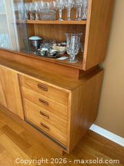 MaxSold Auction: Mid-Century Teak Hutch / China Cabinet with Drawers C - Kingston (Ontario, Canada) SELLER MANAGED Moving Online Auction - Acadia Drive