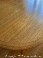 MaxSold Auction: Mid-Century Teak Oval Dining Table with Extension Leaf C - Kingston (Ontario, Canada) SELLER MANAGED Moving Online Auction - Acadia Drive
