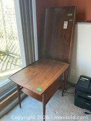 MaxSold Auction: Mid-Century Teak Veneer End Table and Coffee Table Top B - Kingston (Ontario, Canada) SELLER MANAGED Moving Online Auction - Acadia Drive
