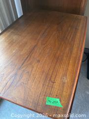 MaxSold Auction: Mid-Century Teak Veneer End Table and Coffee Table Top B - Kingston (Ontario, Canada) SELLER MANAGED Moving Online Auction - Acadia Drive