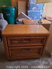 MaxSold Auction: Pair of Nightstands and Lamp B - Kingston (Ontario, Canada) SELLER MANAGED Moving Online Auction - Acadia Drive