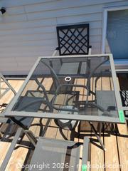 MaxSold Auction: Patio Dining Set, Charcoal Metal Frame B - Kingston (Ontario, Canada) SELLER MANAGED Moving Online Auction - Acadia Drive