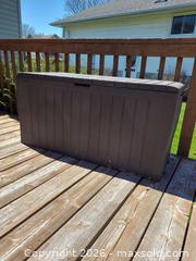 MaxSold Auction: Resin Deck/Patio Storage Box B - Kingston (Ontario, Canada) SELLER MANAGED Moving Online Auction - Acadia Drive