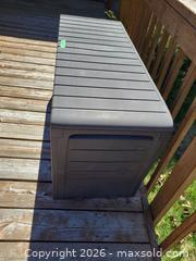 MaxSold Auction: Resin Deck/Patio Storage Box B - Kingston (Ontario, Canada) SELLER MANAGED Moving Online Auction - Acadia Drive