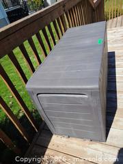 MaxSold Auction: Resin Deck/Patio Storage Box B - Kingston (Ontario, Canada) SELLER MANAGED Moving Online Auction - Acadia Drive