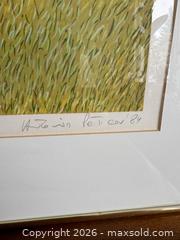 MaxSold Auction: Antonio Peticov (b. 1946) “Morning Song” Signed Lithograph (74/195) – Mt. Sinai Health Foundation Provenance - Orangeville (Ontario, Canada) SELLER MANAGED Downsizing Online Auction - Glenforest Road