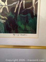 MaxSold Auction: Framed AJ Casson ‘Blue Heron’ - Ltd Edition 93/495 S.C - Orangeville (Ontario, Canada) SELLER MANAGED Downsizing Online Auction - Glenforest Road