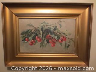 MaxSold Auction: Antique Oil on Canvas Still Life Painting - Oshawa (Ontario, Canada) SELLER MANAGED Downsizing Online Auction - Centre Street South