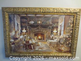 MaxSold Auction: “Christmas at the Cottage” Framed Limited Edition Print – Trisha Romance - Oshawa (Ontario, Canada) SELLER MANAGED Downsizing Online Auction - Centre Street South