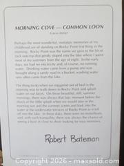 MaxSold Auction: "Morning Cove - Common Loon" Framed Limited Edition Print – Robert Bateman - Oshawa (Ontario, Canada) SELLER MANAGED Downsizing Online Auction - Centre Street South