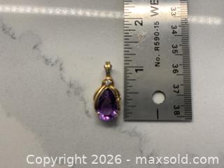 MaxSold Auction: Amethyst pendant - Richmond Hill (Ontario, Canada) SELLER MANAGED Downsizing Online Auction - Laverock Avenue