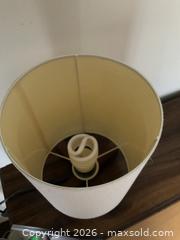 MaxSold Auction: Mid-Century Modern Table Lamp with Fabric Shade - Toronto (Ontario, Canada) PARTNER MANAGED Estate Sale Online Auction - Longbow Square