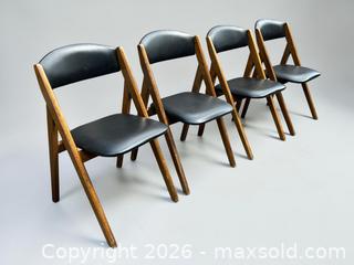MaxSold Auction: Set of Four Vintage Folding Dining Chairs – Coronet “Wonderfold” Style - London (Ontario, Canada) PARTNER MANAGED Downsizing Online Auction - Trillium Crescent
