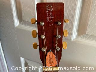 MaxSold Auction: Vintage Ariana Model 9600 Acoustic Guitar with Hard Shell Case – Made in Japan - London (Ontario, Canada) PARTNER MANAGED Downsizing Online Auction - Trillium Crescent