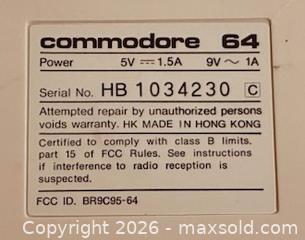 MaxSold Auction: Commodore 64 Home Computer System with a 1541 Disk Drive and Joystick (as is)  - Newmarket (Ontario, Canada) PARTNER MANAGED Reseller Online Auction - Walter Avenue