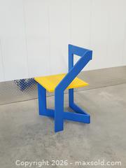 MaxSold Auction: Vintage De Stijl  Style Geometric Chair - Toronto (Ontario, Canada) PARTNER MANAGED Downsizing Online Auction - Esandar Drive (STORAGE)