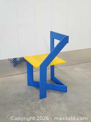 MaxSold Auction: Vintage De Stijl  Style Geometric Chair - Toronto (Ontario, Canada) PARTNER MANAGED Downsizing Online Auction - Esandar Drive (STORAGE)