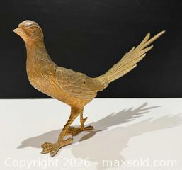 MaxSold Auction: (3) Collectible Vintage Brass Animal Figurines (Pheasant, Dog & Stegosaurus Dinosaur) - Toronto (Ontario, Canada) PARTNER MANAGED Reseller Online Auction -  Queen Street West