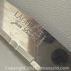 MaxSold Auction: (6) Vintage French Laguiole Jean Dubost Stainless Steel Knives  - Toronto (Ontario, Canada) PARTNER MANAGED Reseller Online Auction -  Queen Street West