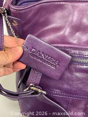 MaxSold Auction: "NEW" DANIER Purple Leather Crossbody Bag - Toronto (Ontario, Canada) PARTNER MANAGED Reseller Online Auction -  Queen Street West