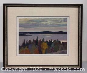 MaxSold Auction: ** RARE ** Framed Original Signed Painting By Canadian Artist Richard (Dick) Ferrier - Title: NORTH SHORE - LAKE SUPERIOR - Toronto (Ontario, Canada) PARTNER MANAGED Reseller Online Auction -  Queen Street West