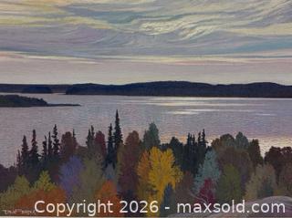 MaxSold Auction: ** RARE ** Framed Original Signed Painting By Canadian Artist Richard (Dick) Ferrier - Title: NORTH SHORE - LAKE SUPERIOR - Toronto (Ontario, Canada) PARTNER MANAGED Reseller Online Auction -  Queen Street West