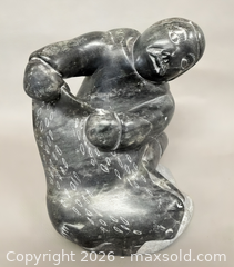 MaxSold Auction: Vintage Signed Hand Carved Canadian Inuit Soapstone Seal Hunter Sculpture - Toronto (Ontario, Canada) PARTNER MANAGED Reseller Online Auction -  Queen Street West