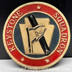 MaxSold Auction: Keystone Squadron Number 24 Vintage Cast Metal Plaque - Lincoln (Ontario, Canada) SELLER MANAGED Downsizing Online Auction - Bartlett Road - Beamsville (STORAGE)