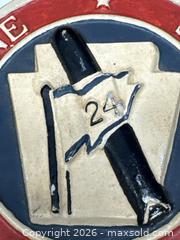 MaxSold Auction: Keystone Squadron Number 24 Vintage Cast Metal Plaque - Lincoln (Ontario, Canada) SELLER MANAGED Downsizing Online Auction - Bartlett Road - Beamsville (STORAGE)