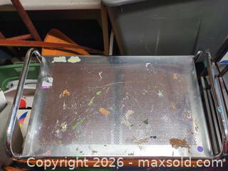 MaxSold Auction: Metal Storage Cart with 10 Plastic Rainbow Drawers on Casters - Plainville (Massachusetts, USA) SELLER MANAGED Estate Sale Online Auction - West Bacon Street (STORAGE)