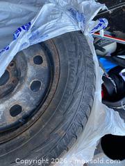 MaxSold Auction: four winter tires and black steel rims comes directly off a 2017 Dodge Caravan - Clarington (Ontario, Canada) SELLER MANAGED Downsizing Online Auction - Waverley Road