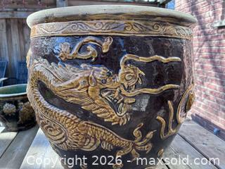 MaxSold Auction: Large Dragon Fish Pot - Clarington (Ontario, Canada) SELLER MANAGED Downsizing Online Auction - Waverley Road