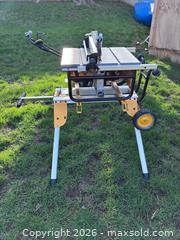 MaxSold Auction: This DEWALT 10-inch Compact Jobsite Table Saw (Model DW745) - Clarington (Ontario, Canada) SELLER MANAGED Downsizing Online Auction - Waverley Road