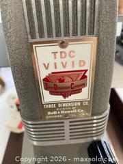 MaxSold Auction: vintage Bell & Howell TDC Vivid slide projector from the 1950s - Clarington (Ontario, Canada) SELLER MANAGED Downsizing Online Auction - Waverley Road